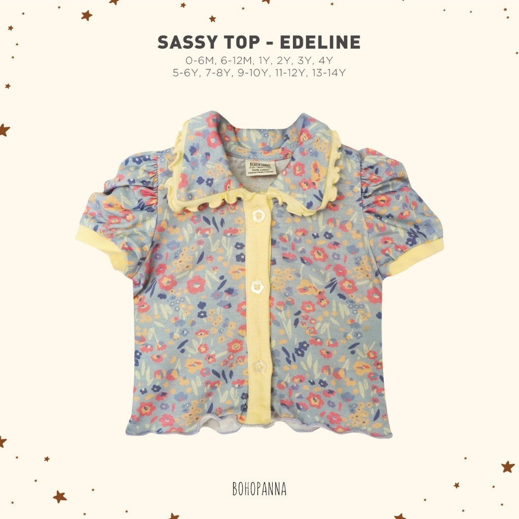 BOHOPANNA - SASSY TOP 6.0 - ATASAN ANAK PEREMPUAN