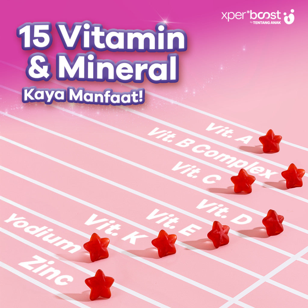 Expert Boost - VitKids Gummy Multivitamin Anak 1 Pouch @30 pcs