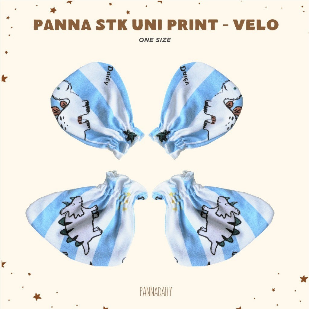 BOHOPANNA - PANNADAILY - STK UNI PRINT - Mitten Dan Booties Bayi