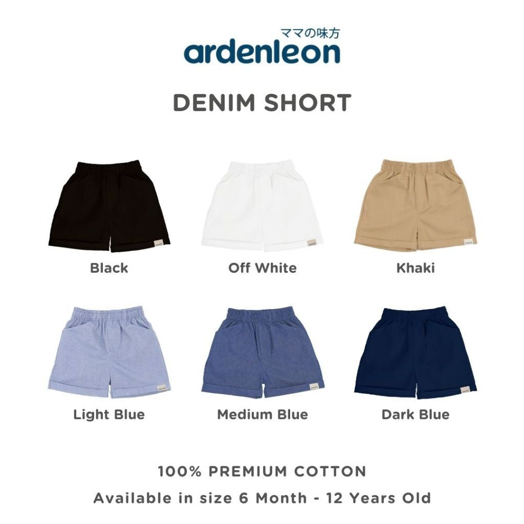 ARDENLEON Celana Pendek Anak Denim Short Chinos