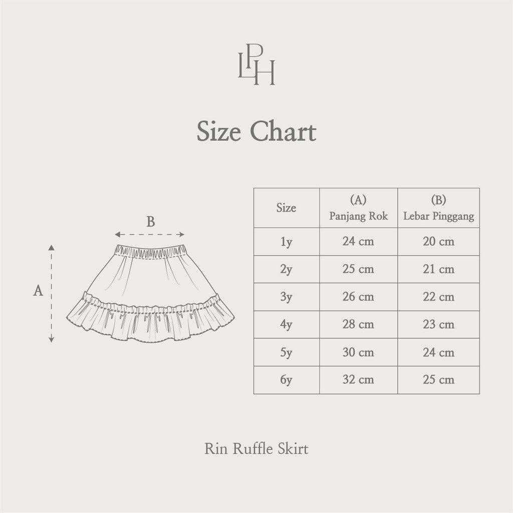 Little Palmerhaus - Rin Ruffle Skirt (Rok Anak)