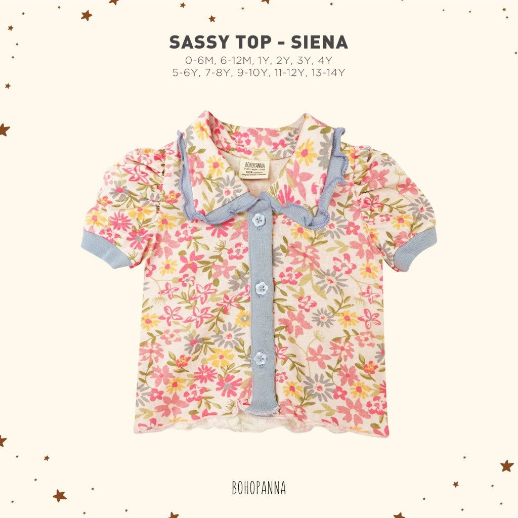 BOHOPANNA - SASSY TOP 6.0 - ATASAN ANAK PEREMPUAN