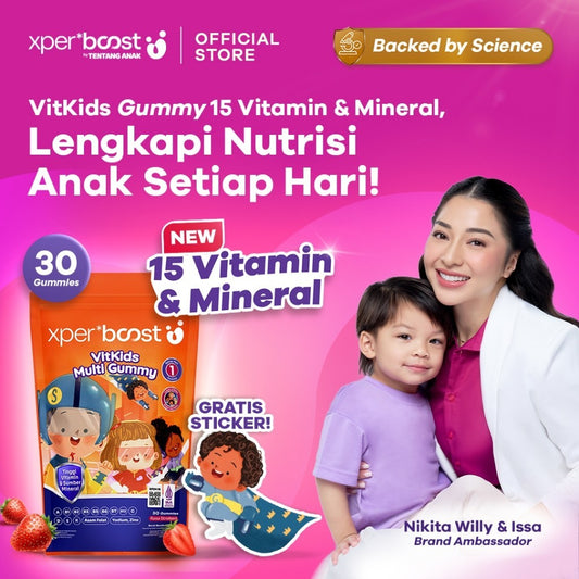 Expert Boost - VitKids Gummy Multivitamin Anak 1 Pouch @30 pcs