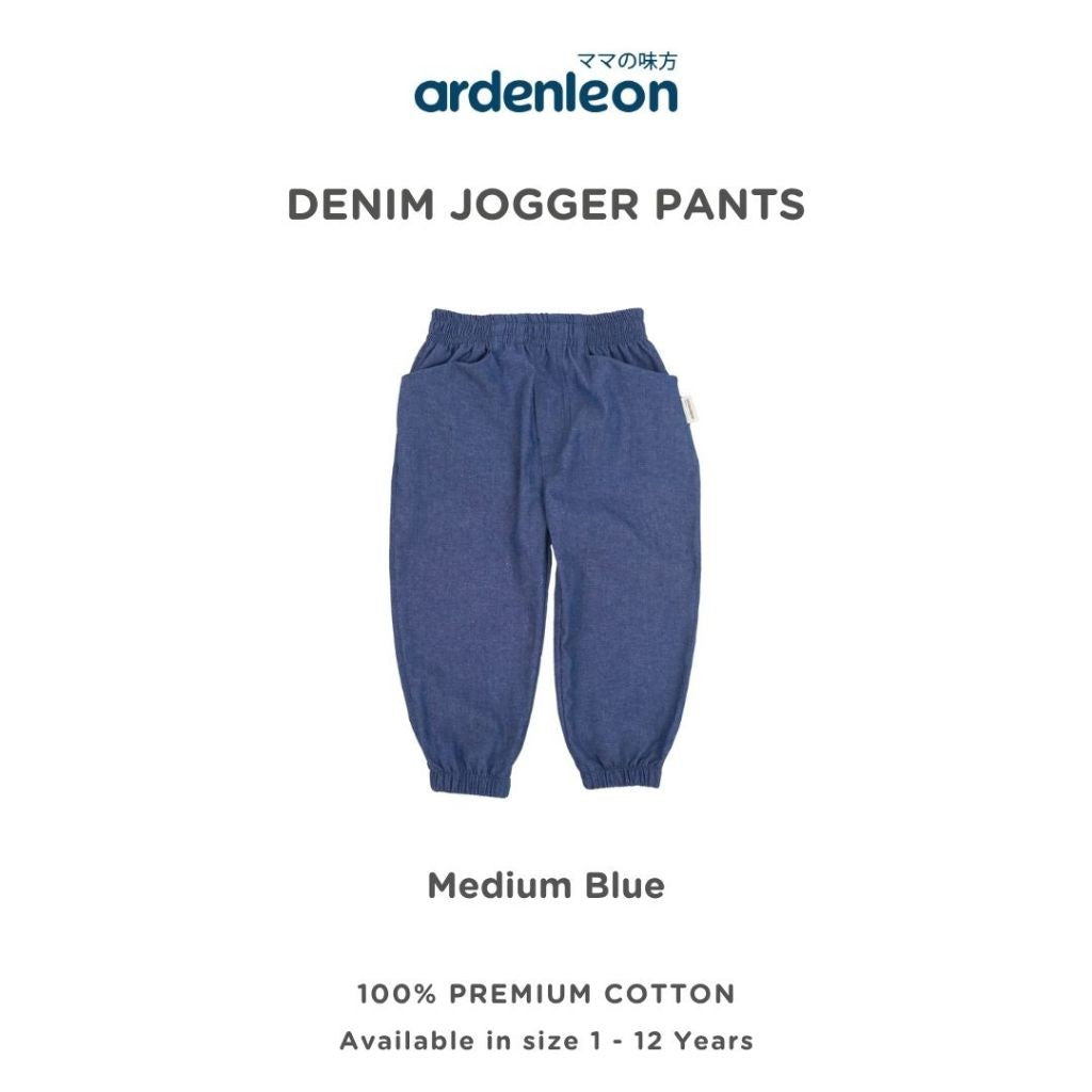 ARDENLEON Celana Panjang Anak Denim Jogger Pants