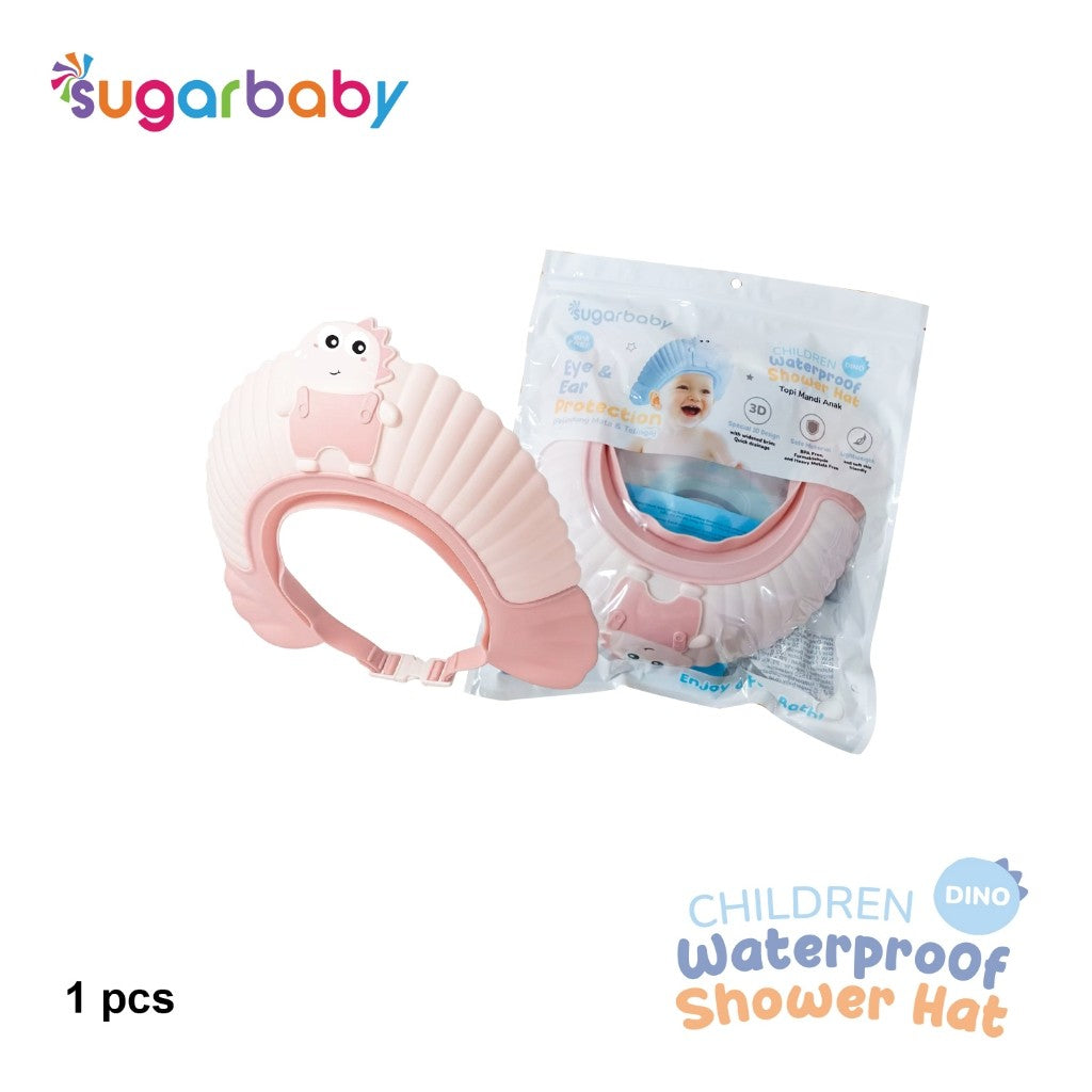 Sugarbaby Children Waterproof Shower Hat/Shower Cap Baby/Topi Keramas Bayi/Topi Mandi Bayi