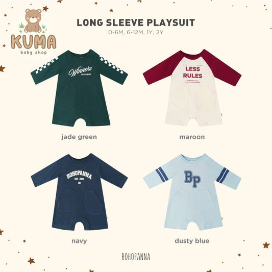 BOHOPANNA - LONG SLEEVE PLAYSUIT 2547 - JUMPER BAYI