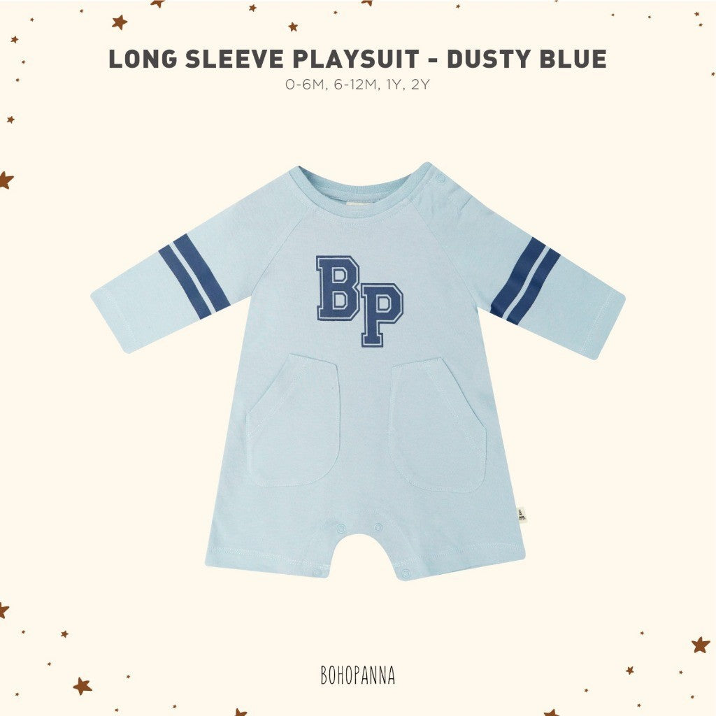 BOHOPANNA - LONG SLEEVE PLAYSUIT 2547 - JUMPER BAYI