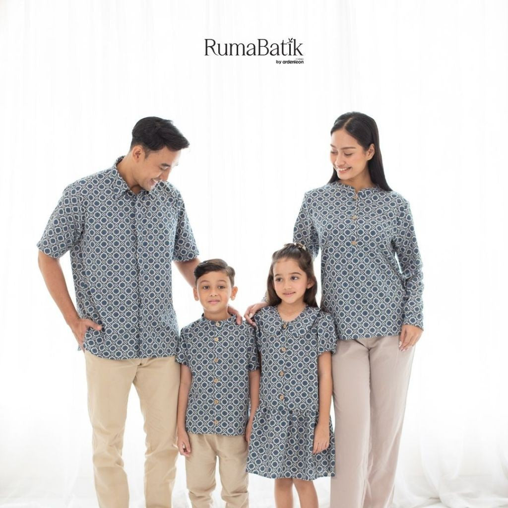 ARDENLEON Atasan Kemeja Anak Laki Laki Aslan Batik Shirt 3.0