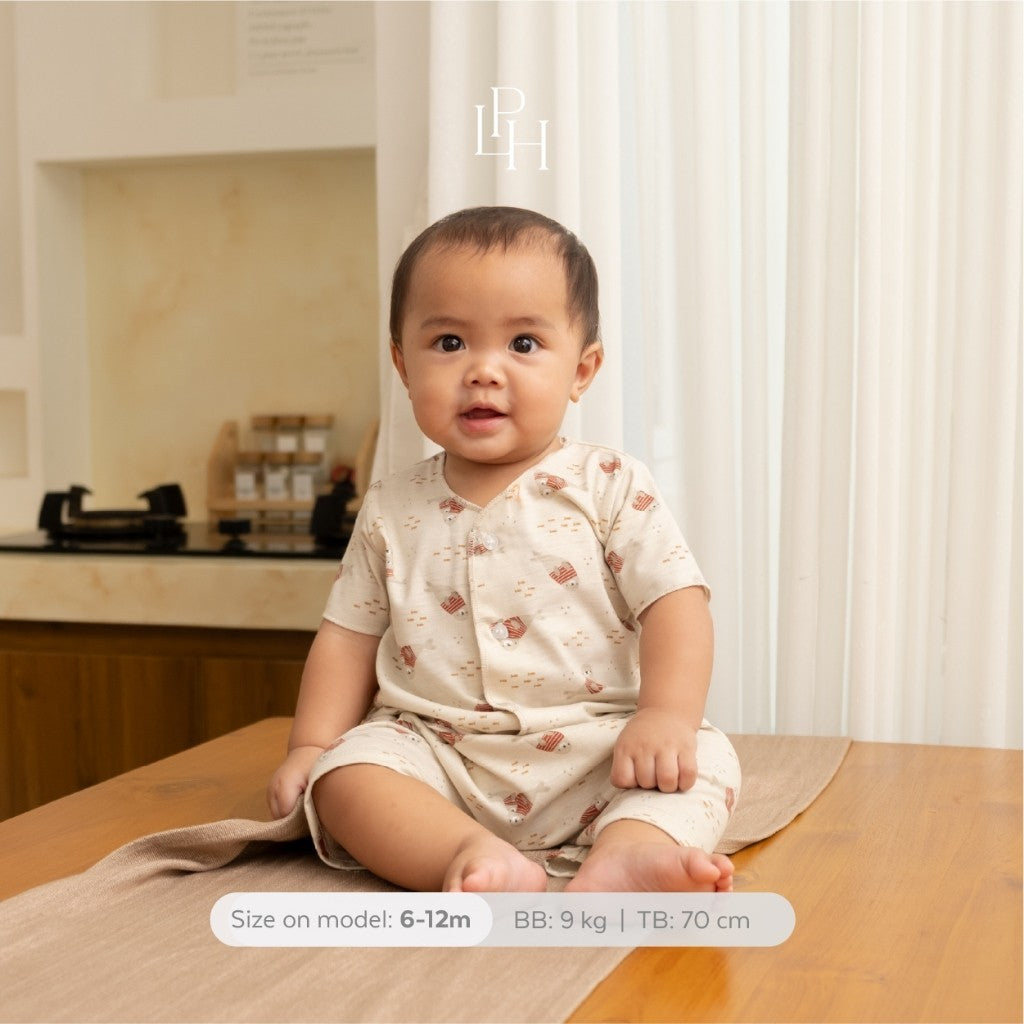 Little Palmerhaus - Little Wear Short Set (Setelan Bayi Lengan Pendek)