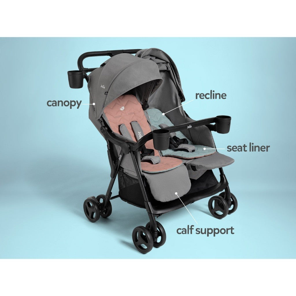 Joie Rosemary Double Stroller Kereta Dorong Anak Kembar Twin Stroller Lightweight Travelling