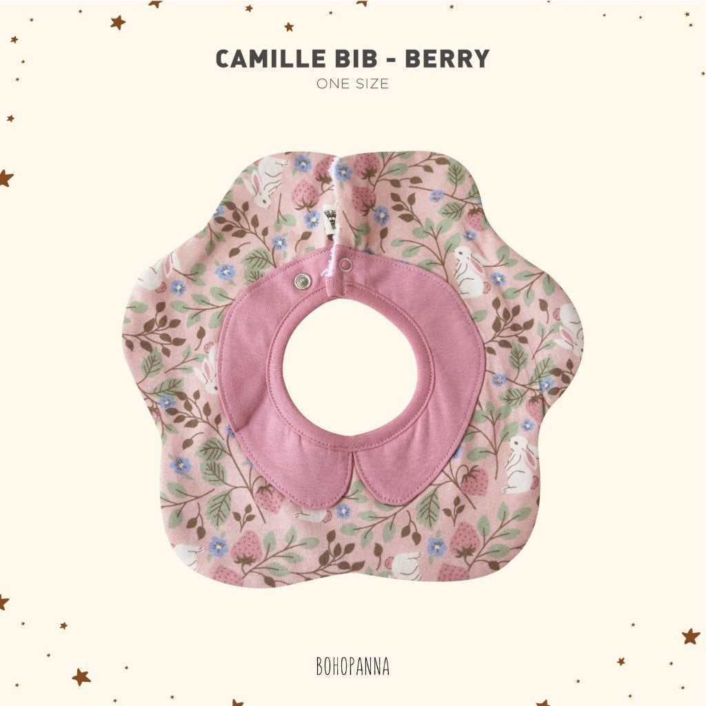 BOHOPANNA - BIB CAMILLE 2536 - Slabber Bayi Perempuan