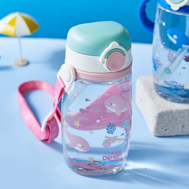 Little Dimple 2in1 Kid’s Straw Bottle - Botol Minum Anak Tritan BPA Free