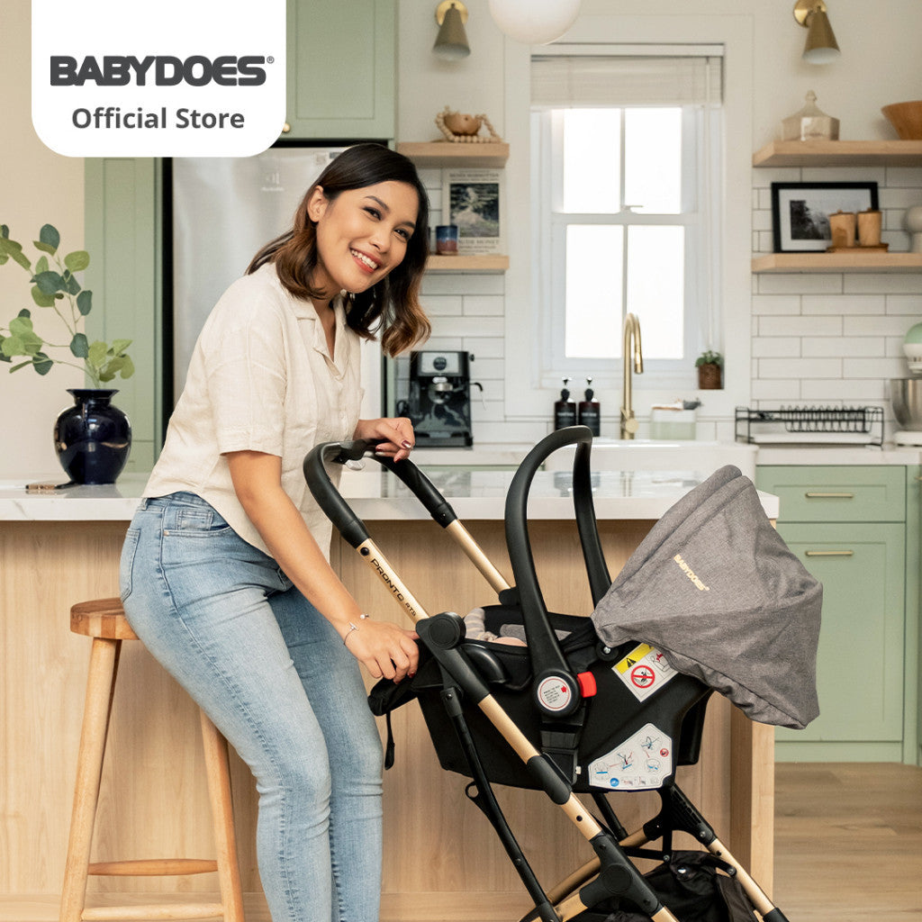 BABYDOES 2223 PRONTO RTS COMPACT REVERSIBLE SEAT & COT WITH TRAVEL SYSTEM
