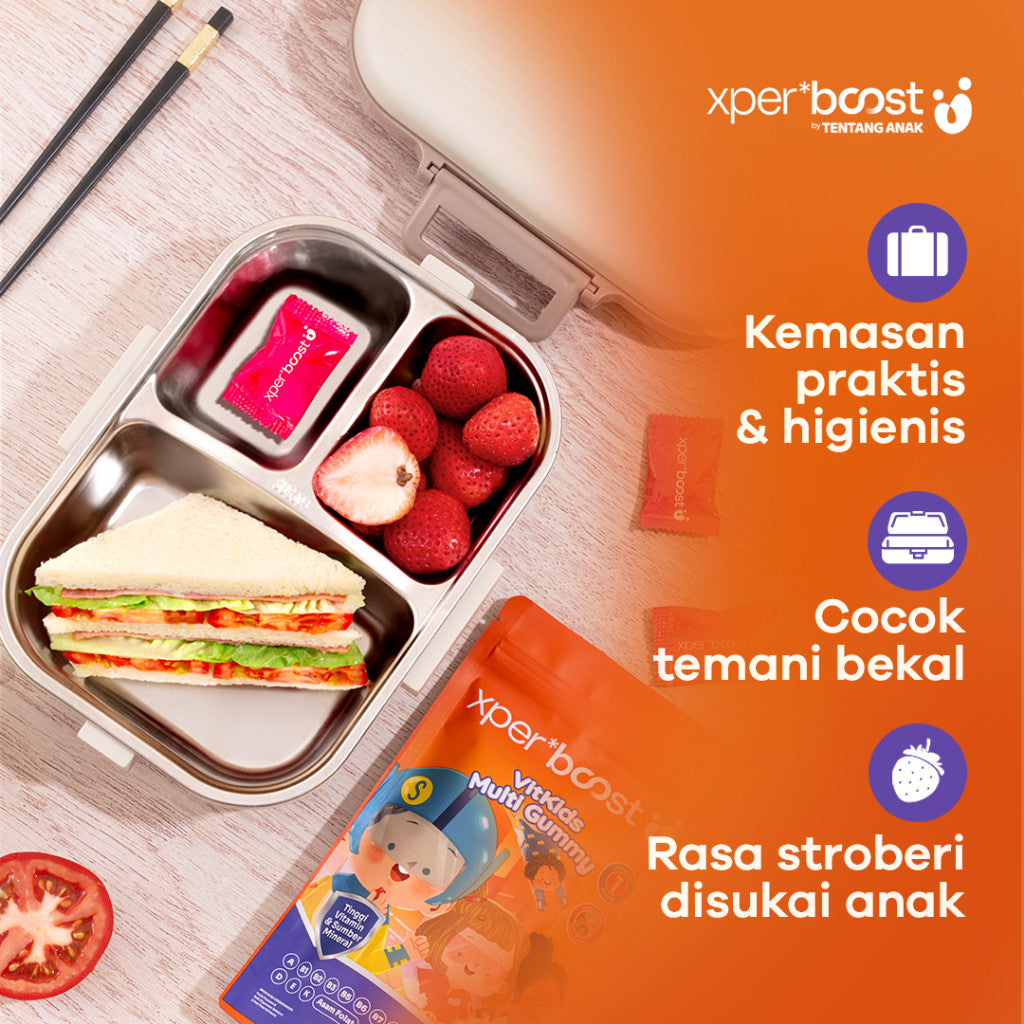 Expert Boost - VitKids Gummy Multivitamin Anak 1 Pouch @30 pcs