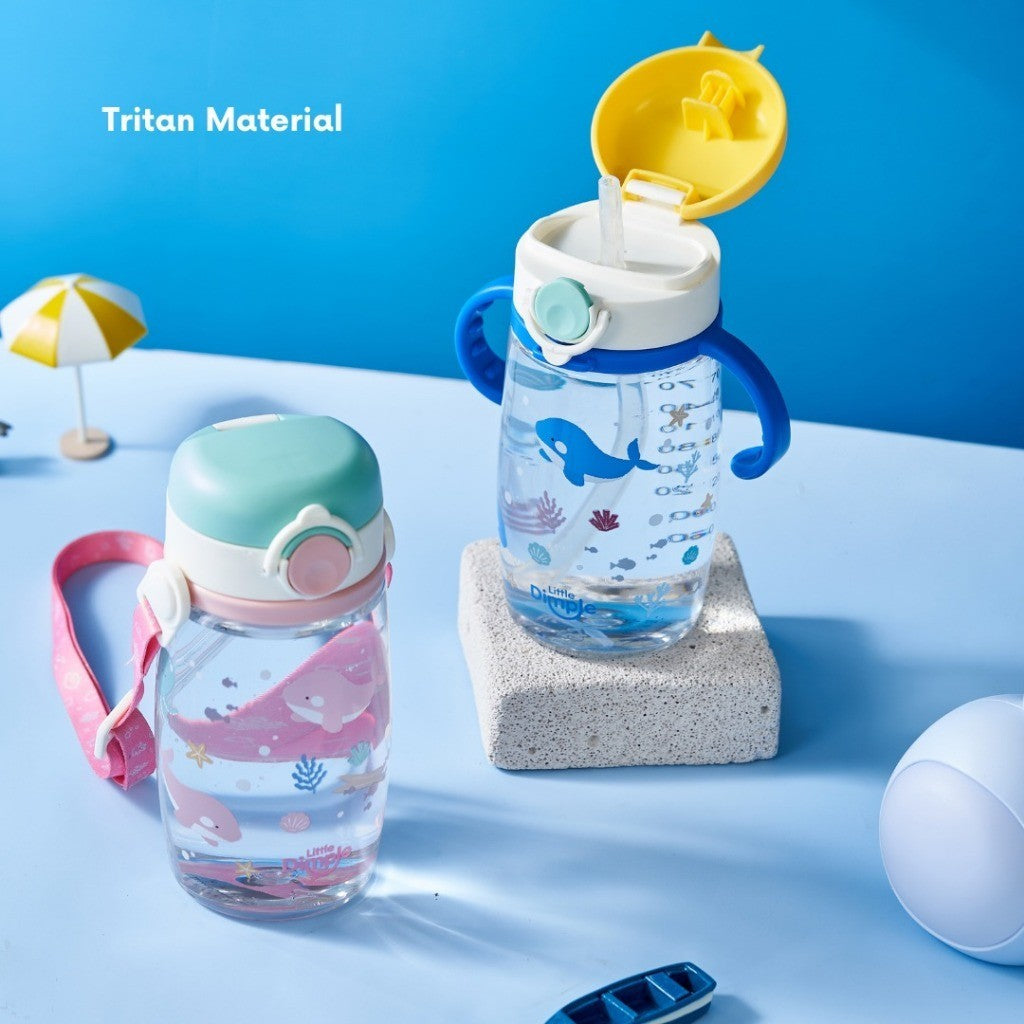Little Dimple 2in1 Kid’s Straw Bottle - Botol Minum Anak Tritan BPA Free