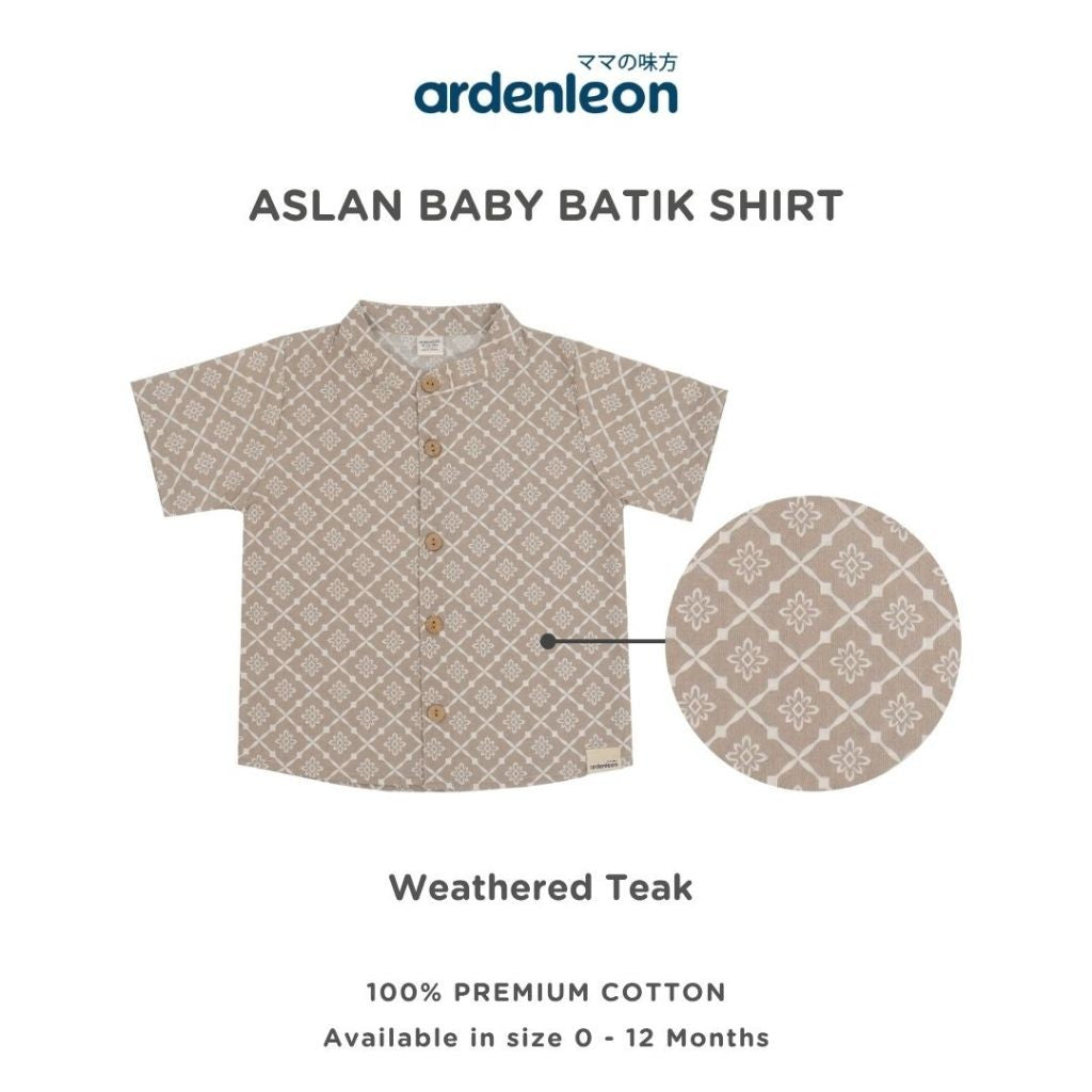 ARDENLEON Atasan Bayi Aslan Baby Batik Shirt
