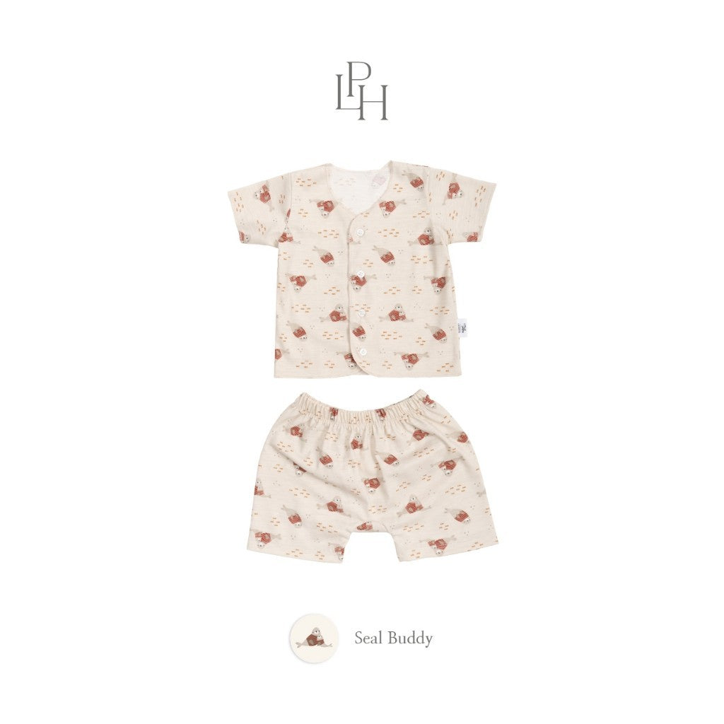 Little Palmerhaus - Little Wear Short Set (Setelan Bayi Lengan Pendek)