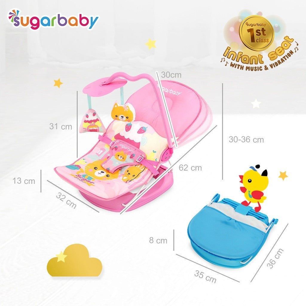 Sugarbaby 1stClass Infant Seat - Kursi musik & getar bayi-kursi lipat bayi