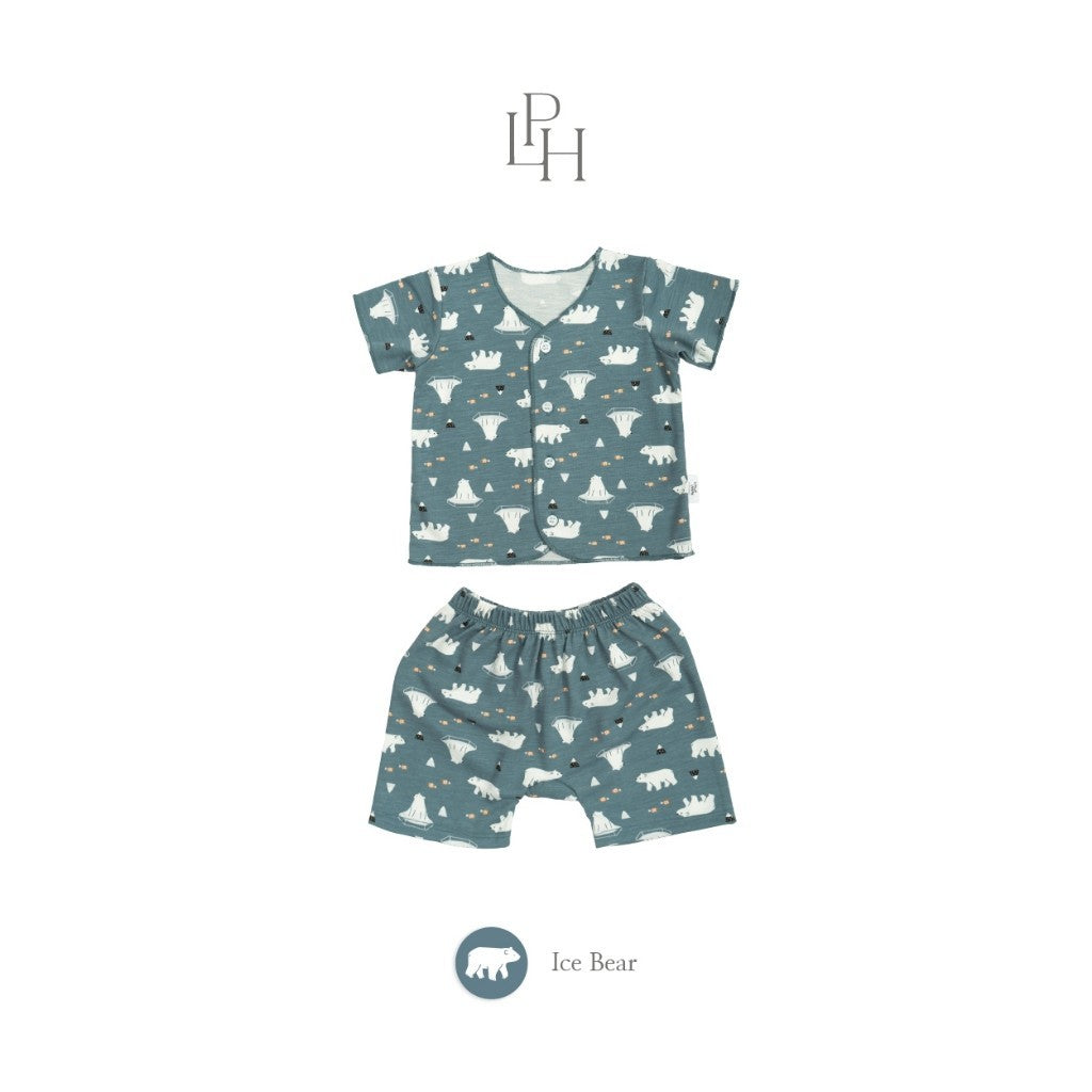 Little Palmerhaus - Little Wear Short Set (Setelan Bayi Lengan Pendek)