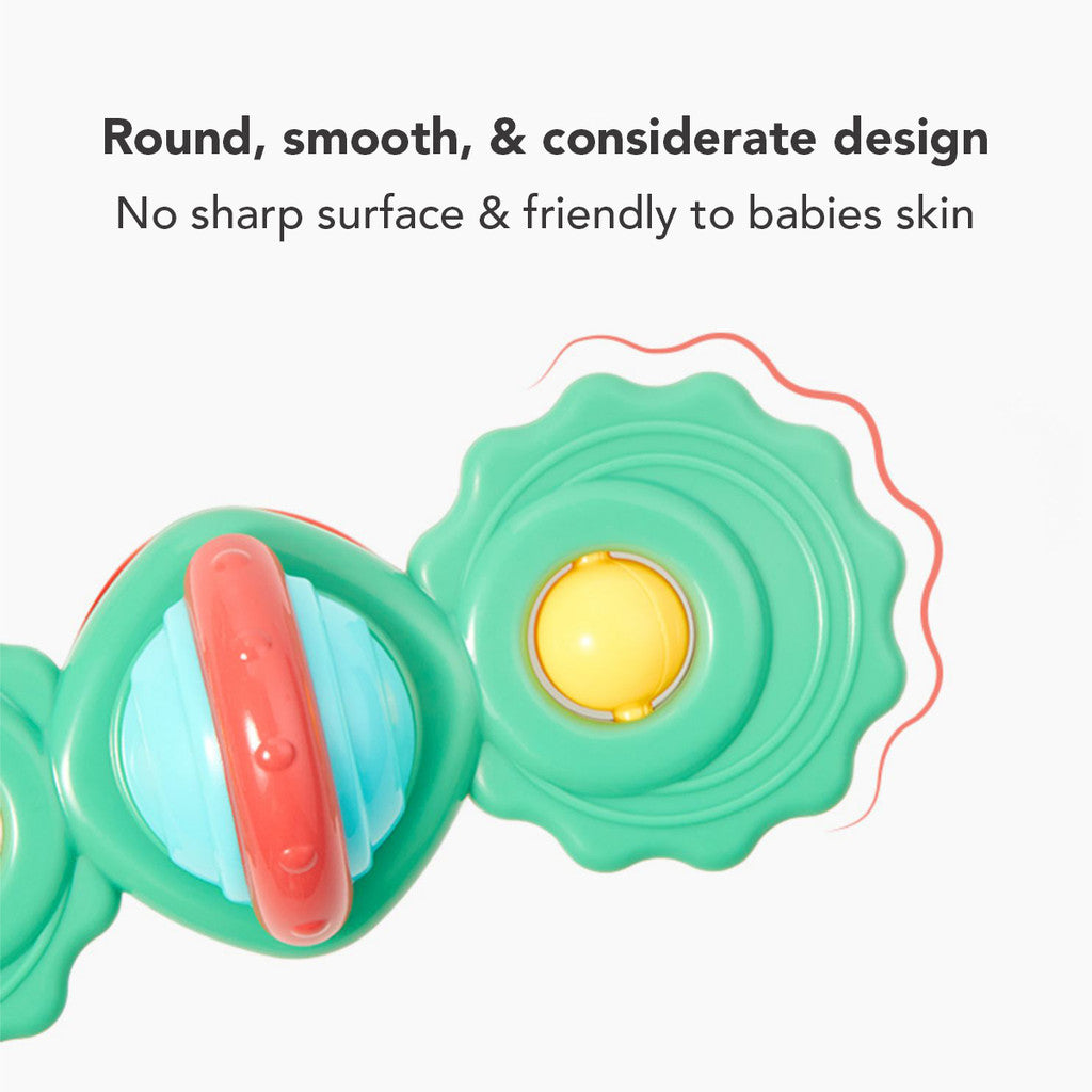 Sakumini 3in1 Fidget Spinner Suction Mainan Anak Edukasi Pop it Sensorik Motorik Bayi