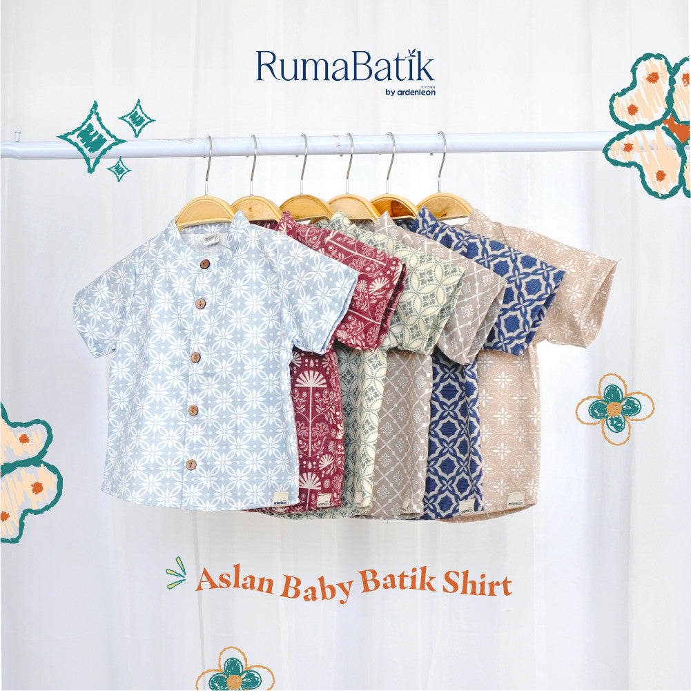 ARDENLEON Atasan Bayi Aslan Baby Batik Shirt