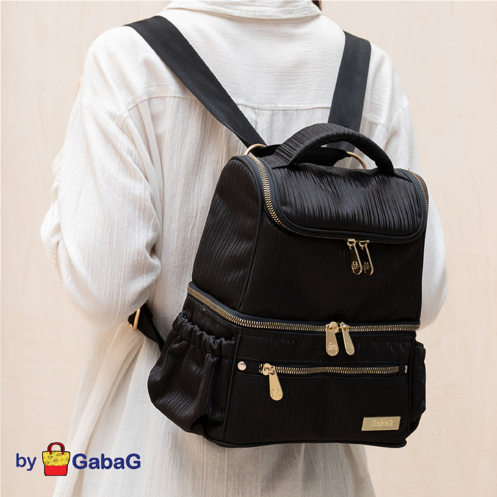 Gabag Cooler Bag GEMINI 2 Sekat | Muat Pompa ASI Besar, Double Cooler Tahan Dingin 24 Jam, Anti Bocor GARANSI