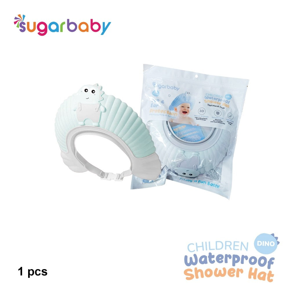 Sugarbaby Children Waterproof Shower Hat/Shower Cap Baby/Topi Keramas Bayi/Topi Mandi Bayi