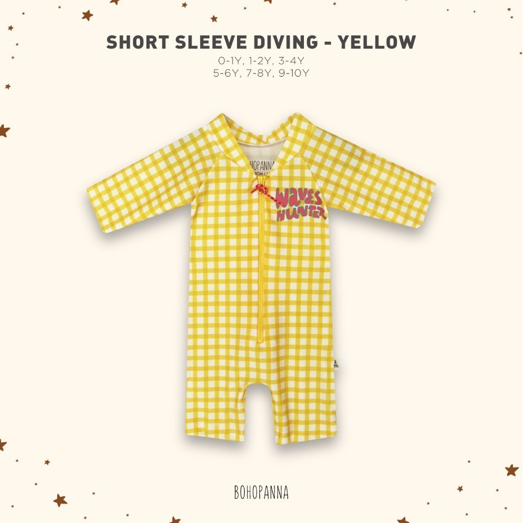 BOHOPANNA - SHORT SLEEVE DIVING - BAJU RENANG ANAK LAKI LAKI 2582