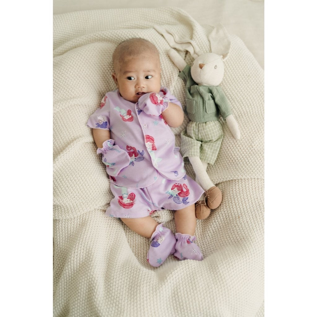 BOHOPANNA - PANNADAILY - SET BABY GIRL PRINT - Setelan Baju Bayi Perempuan