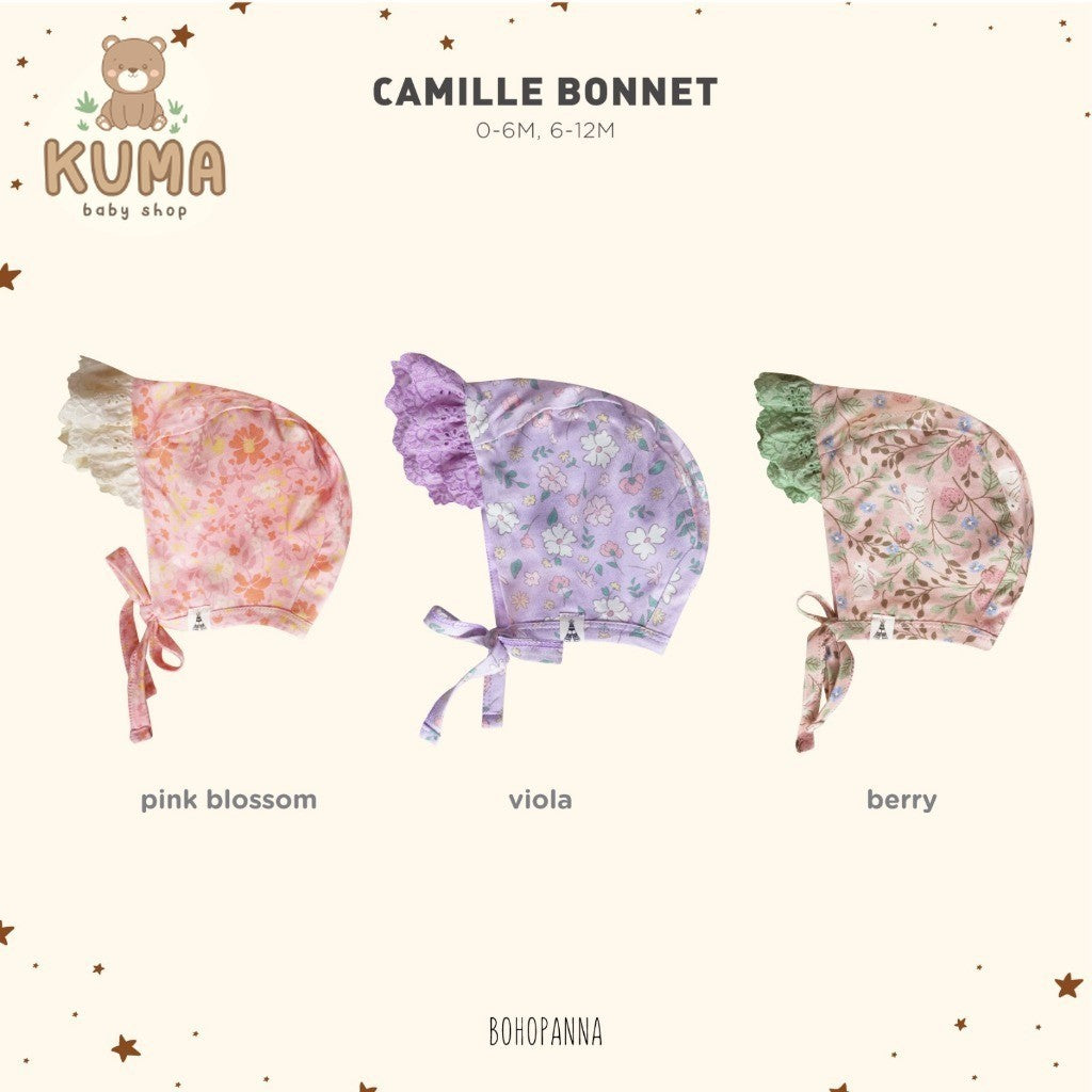 BOHOPANNA - BONNET CAMILLE 2536 - Topi Bayi Perempuan