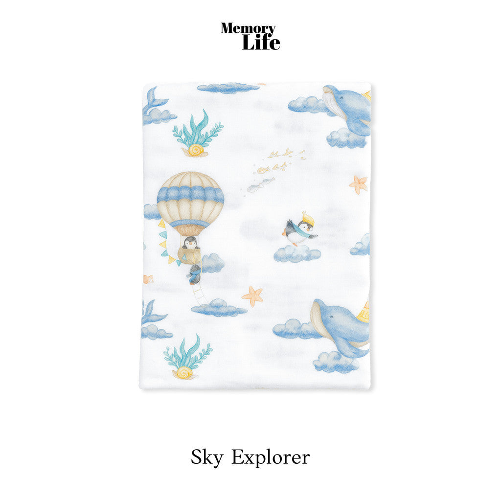 MemoryLife - Premium Muslin Gauze Blankets | Bedong Muslin | Muslin Blanket Gauze