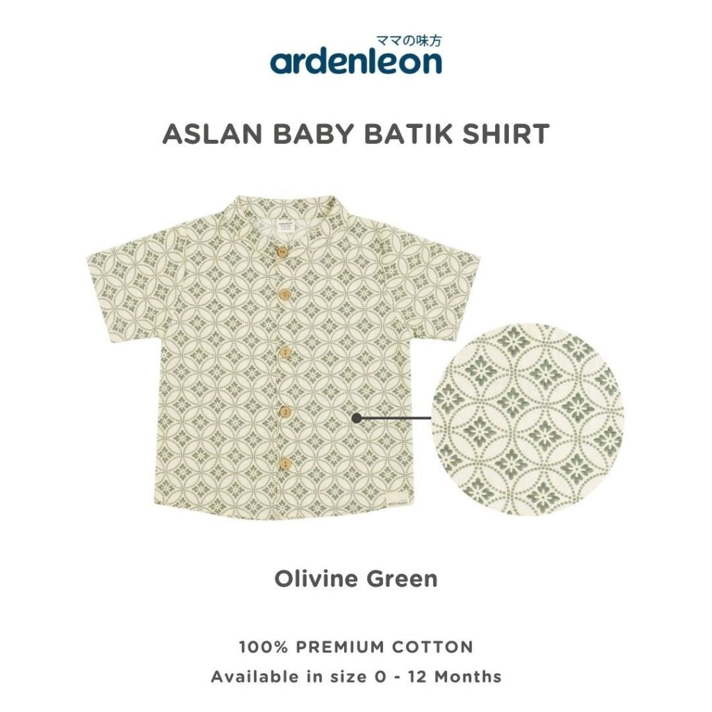 ARDENLEON Atasan Bayi Aslan Baby Batik Shirt