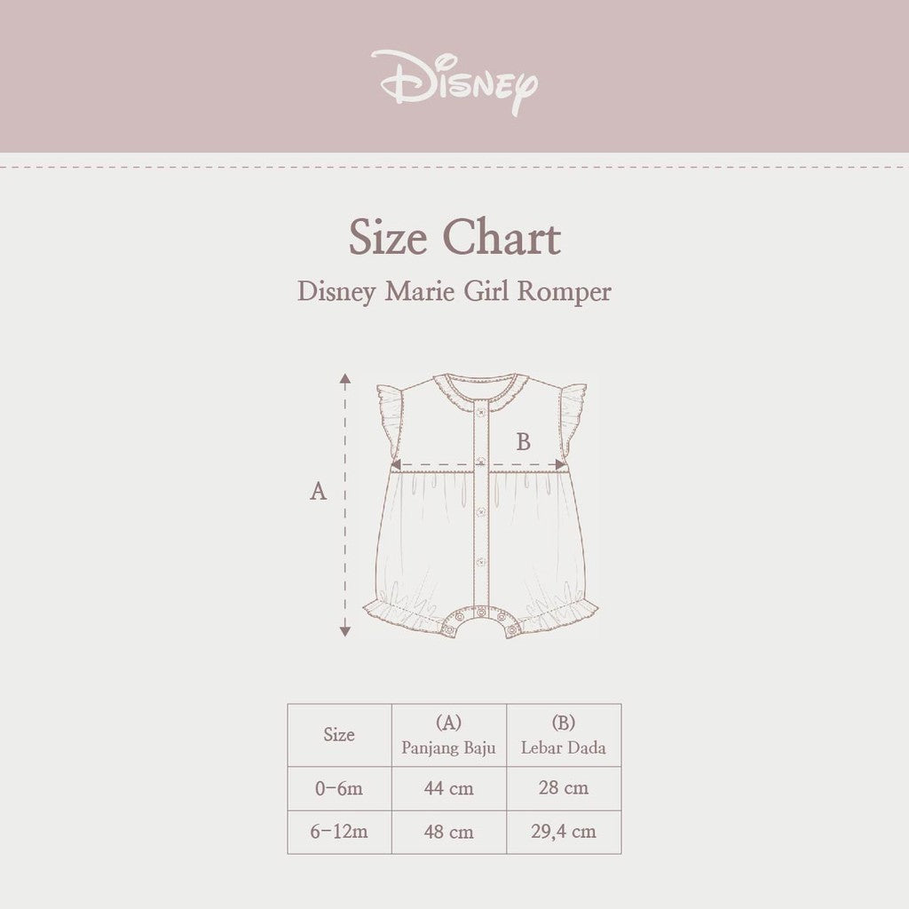 Little Palmerhaus - Disney Marie Girl Romper (Romper Bayi Perempuan)