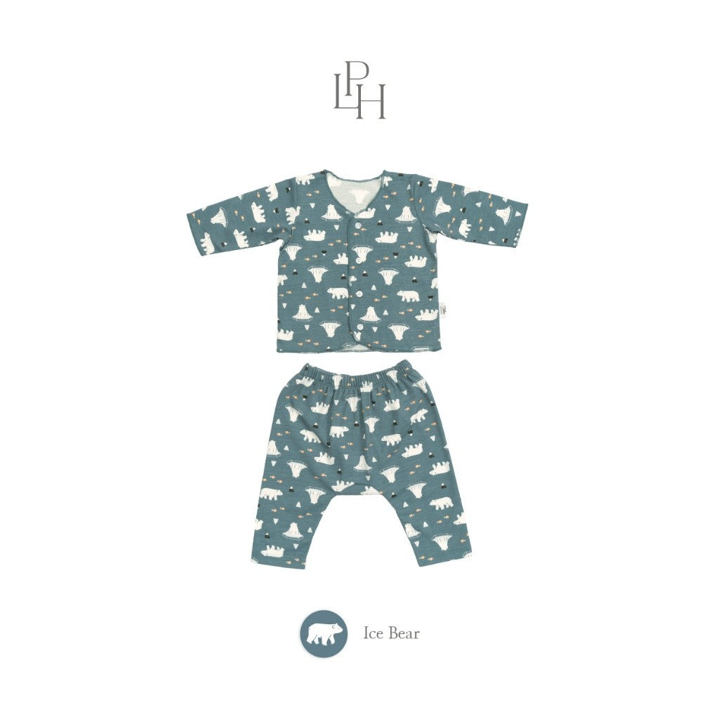 Little Palmerhaus - Little Wear Long Set (Setelan Bayi Lengan Panjang) 34.0