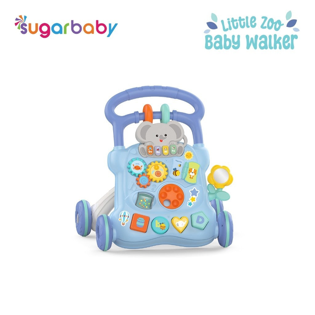 Sugarbaby Little Zoo Baby Walker/Mainan Dorong Bayi/Alat Belajar Jalan Bayi