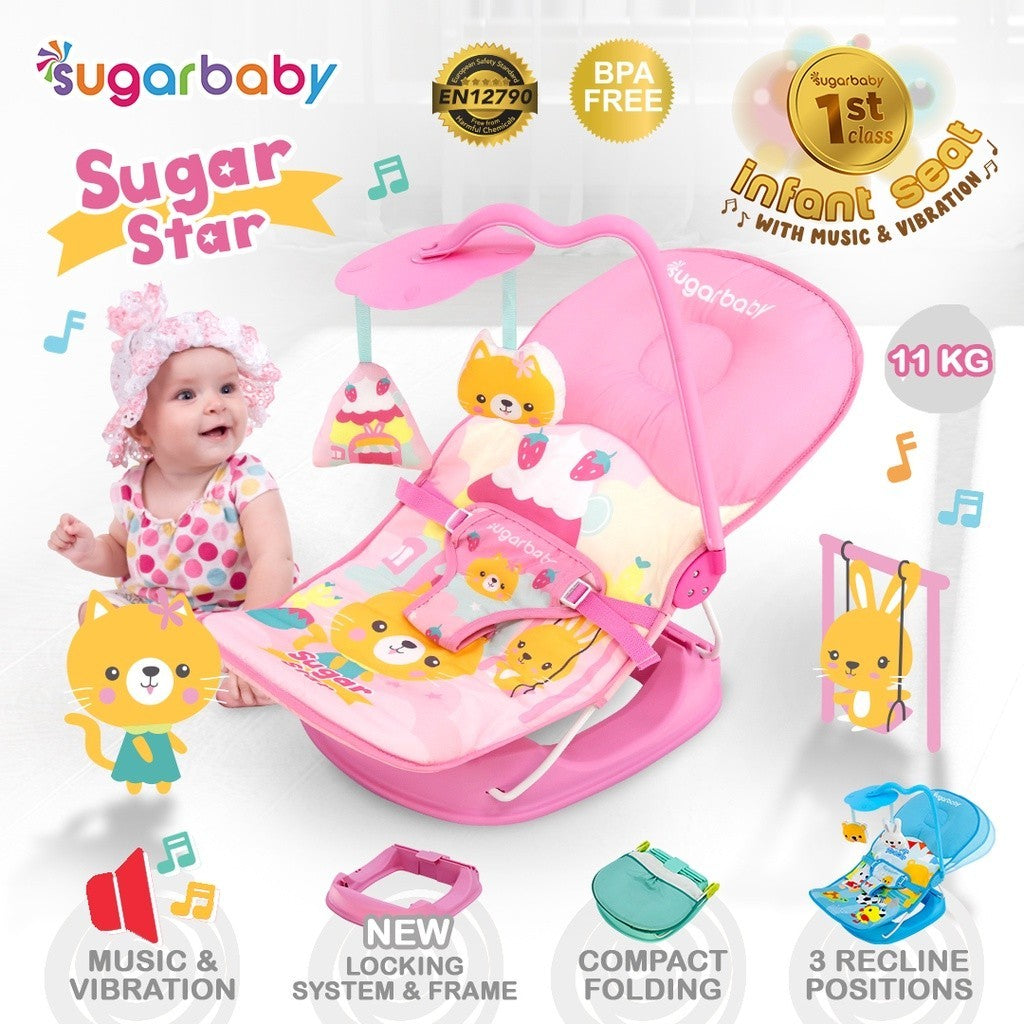 Sugarbaby 1stClass Infant Seat - Kursi musik & getar bayi-kursi lipat bayi