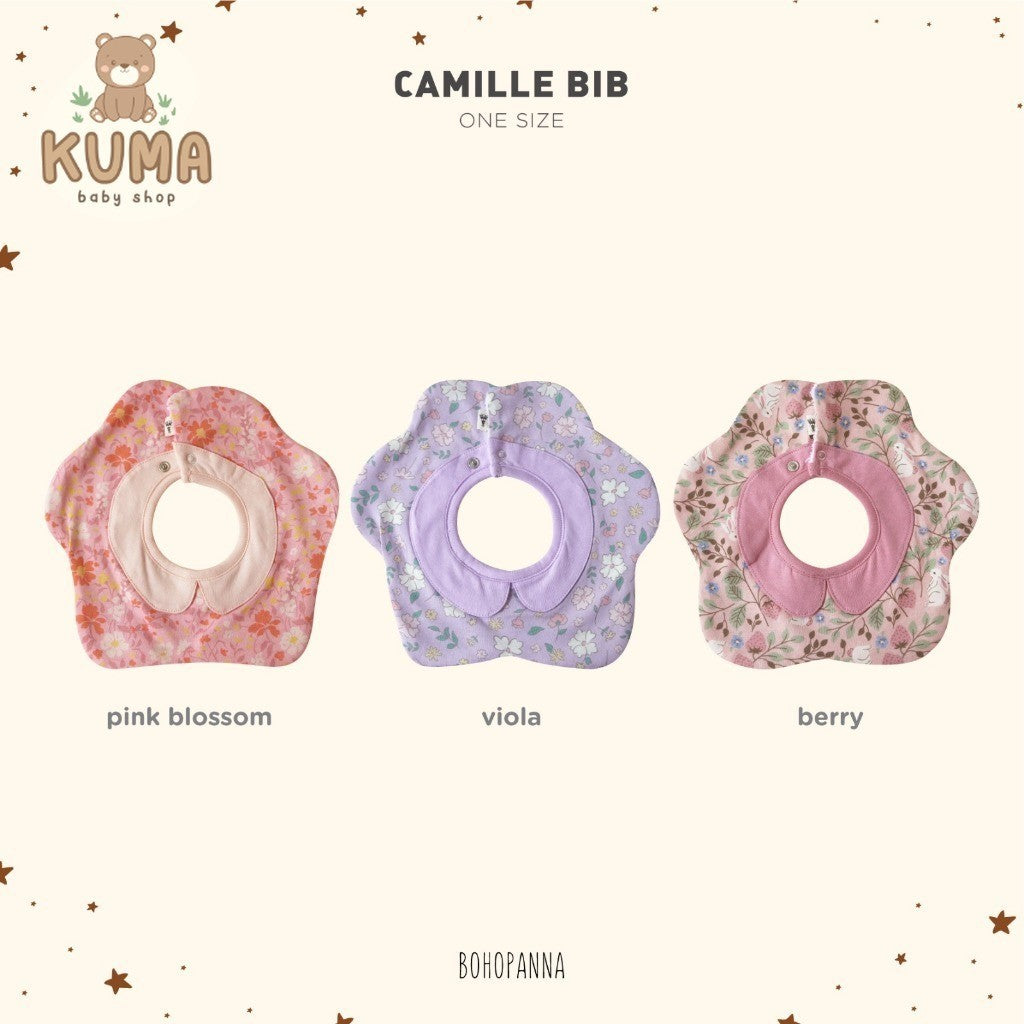 BOHOPANNA - BIB CAMILLE 2536 - Slabber Bayi Perempuan