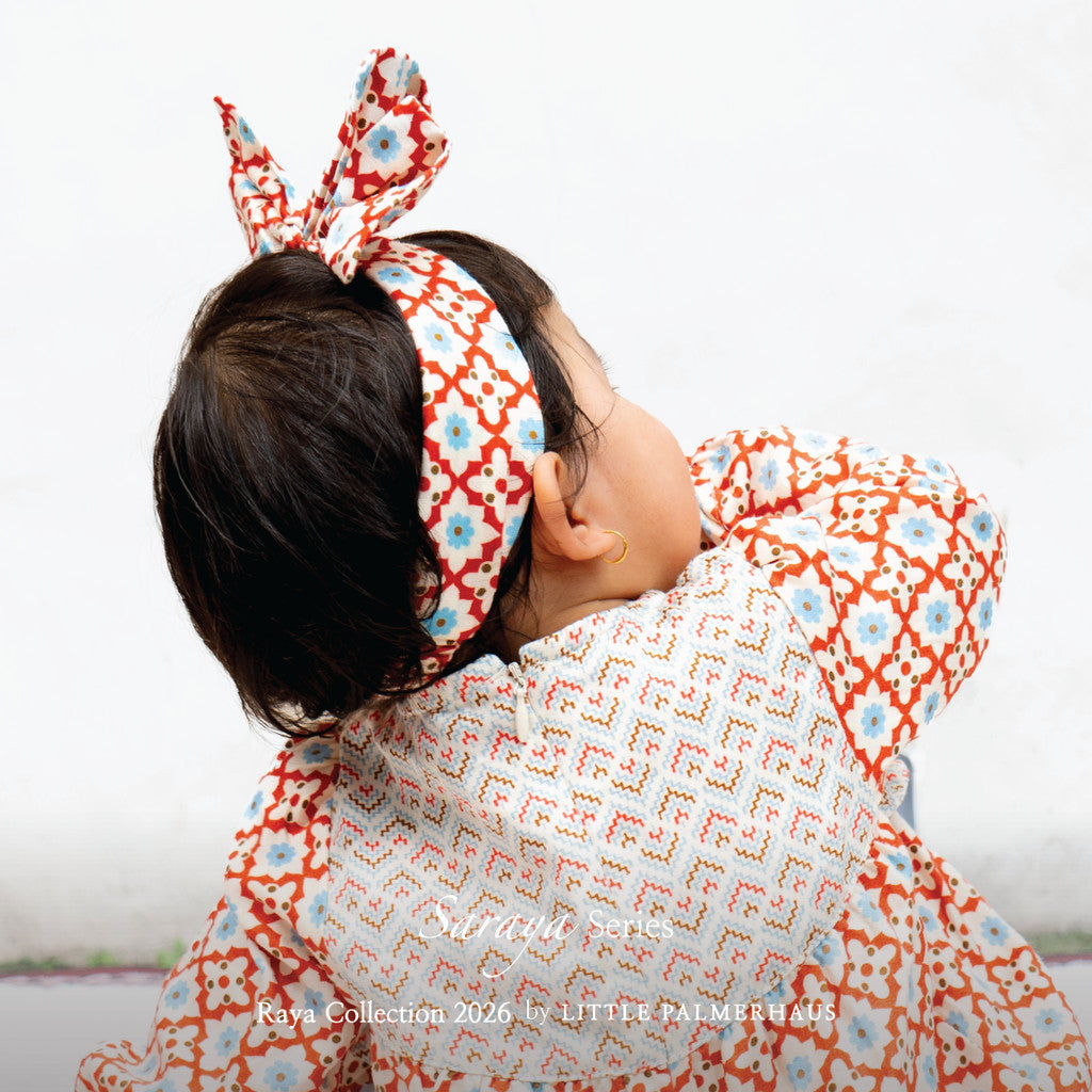 Little Palmerhaus - Baju Lebaran 2026 - Saraya Baby Girl Gamis (Baju Gamis Bayi Usia 0-12 Bulan)