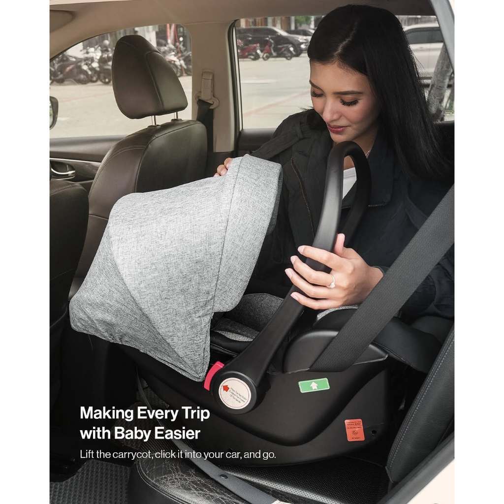 Stroller Reversible dan Carseat Babydoes Pollux TS Travel System