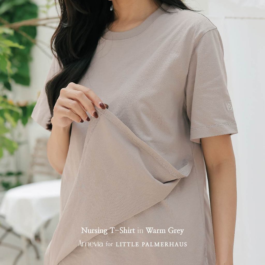 Little Palmerhaus - LPH x AMEVIA Nursing T-Shirt (Kaos Ibu Menyusui)