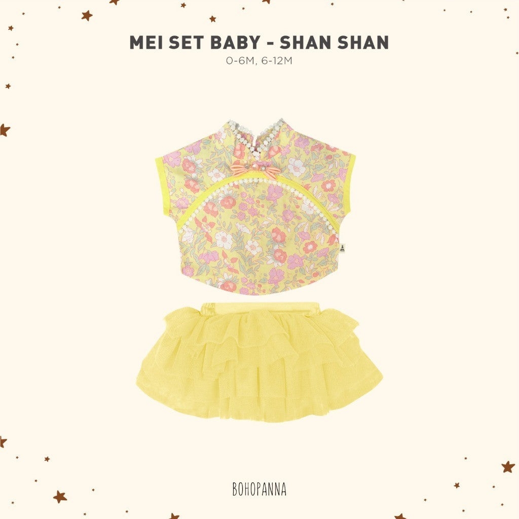 BOHOPANNA - MEI SET BABY - Setelan Baju Imlek Bayi - Baju Imlek 2605