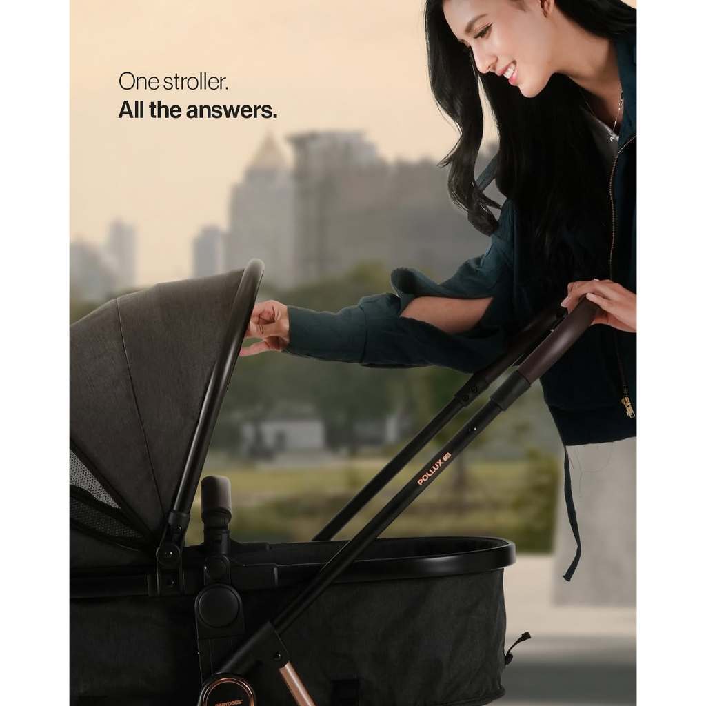 Stroller Reversible dan Carseat Babydoes Pollux TS Travel System