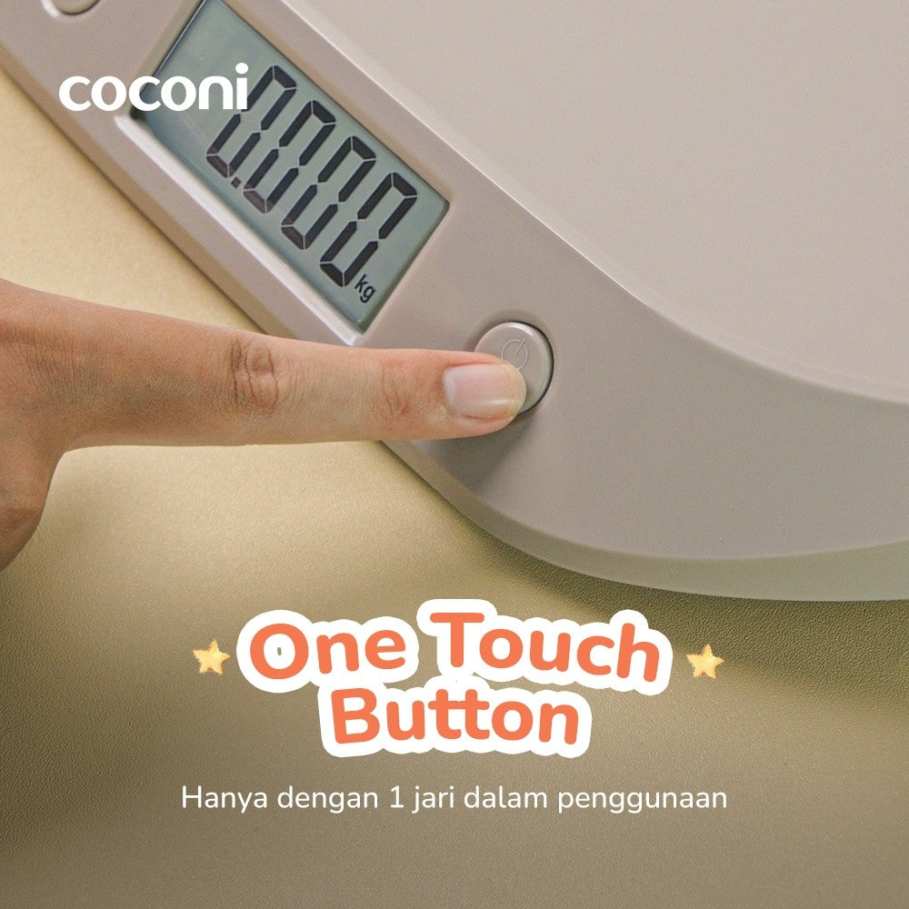 Coconi Nova Digital Baby Scale – Timbangan Bayi & Toddler 20kg