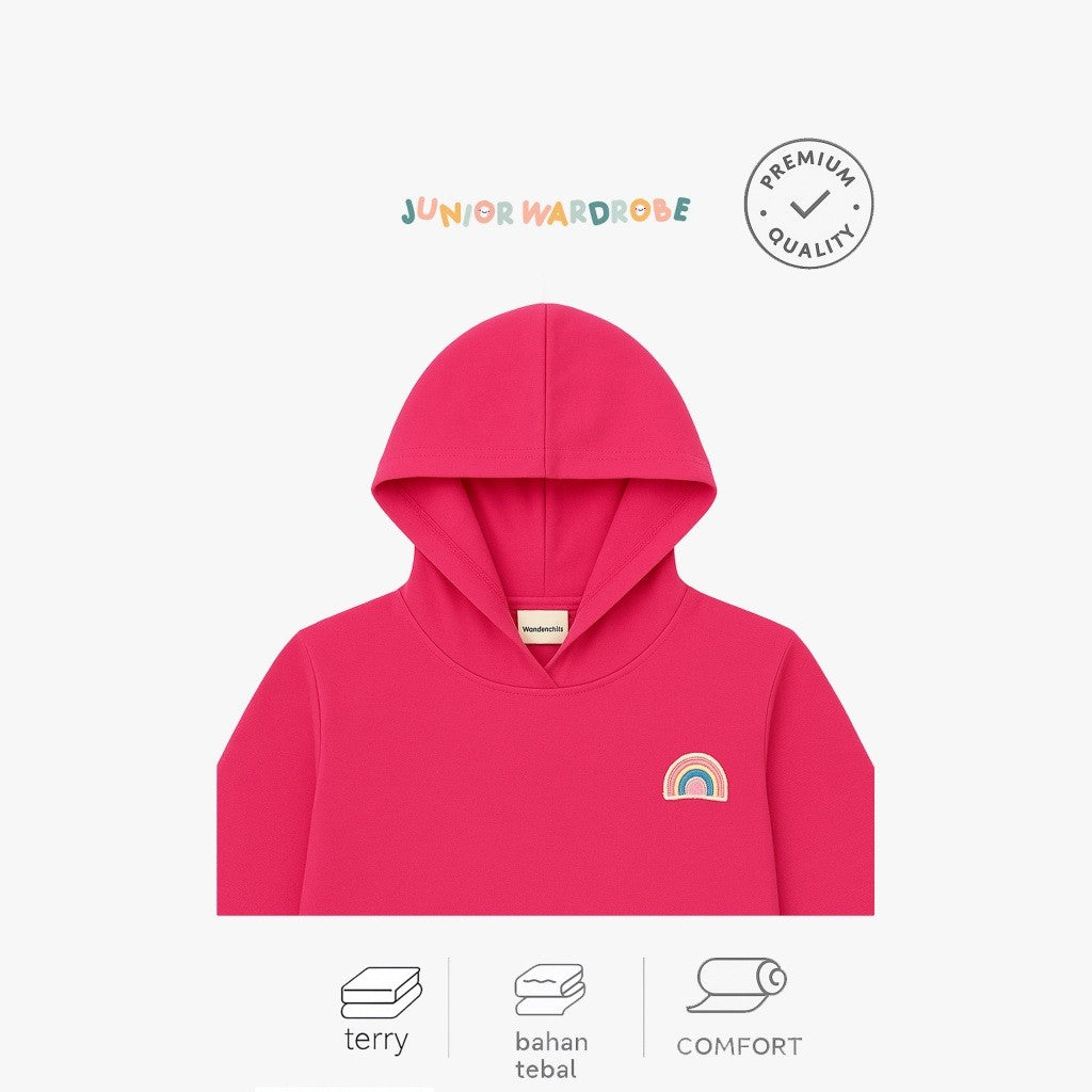 Junior Sunny Side Handuk Renang Anak Hoodie PoncoTebal | Swimming Towel Kids JWN19