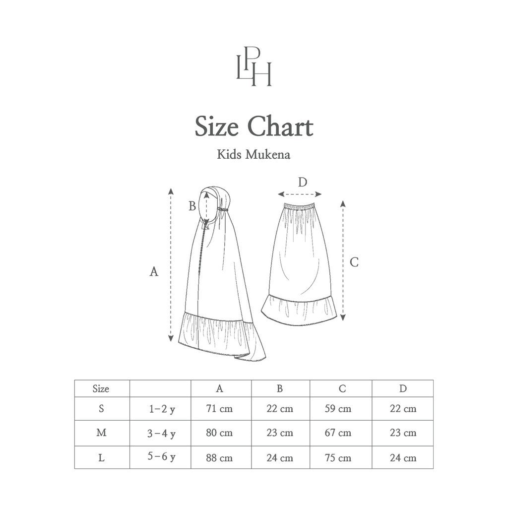 Little Palmerhaus - Baju Lebaran 2026 - Kids Mukena (Mukena Anak Usia 1-6 Tahun)