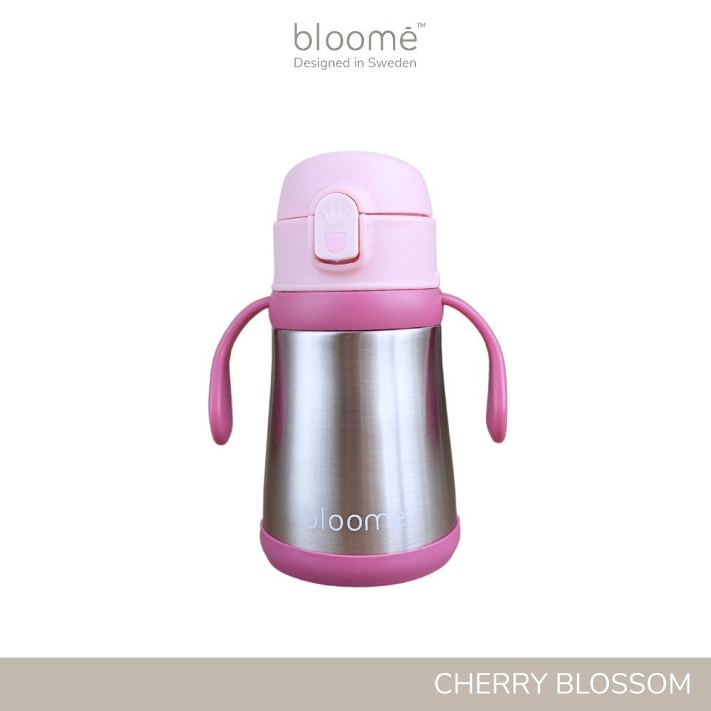 BLOOME – Stainless Steel Straw Cup Baby | Premium 316 Thermos Insulated Botol Minum Anak Bayi Tahan Panas Dingin Sedotan Tumbler