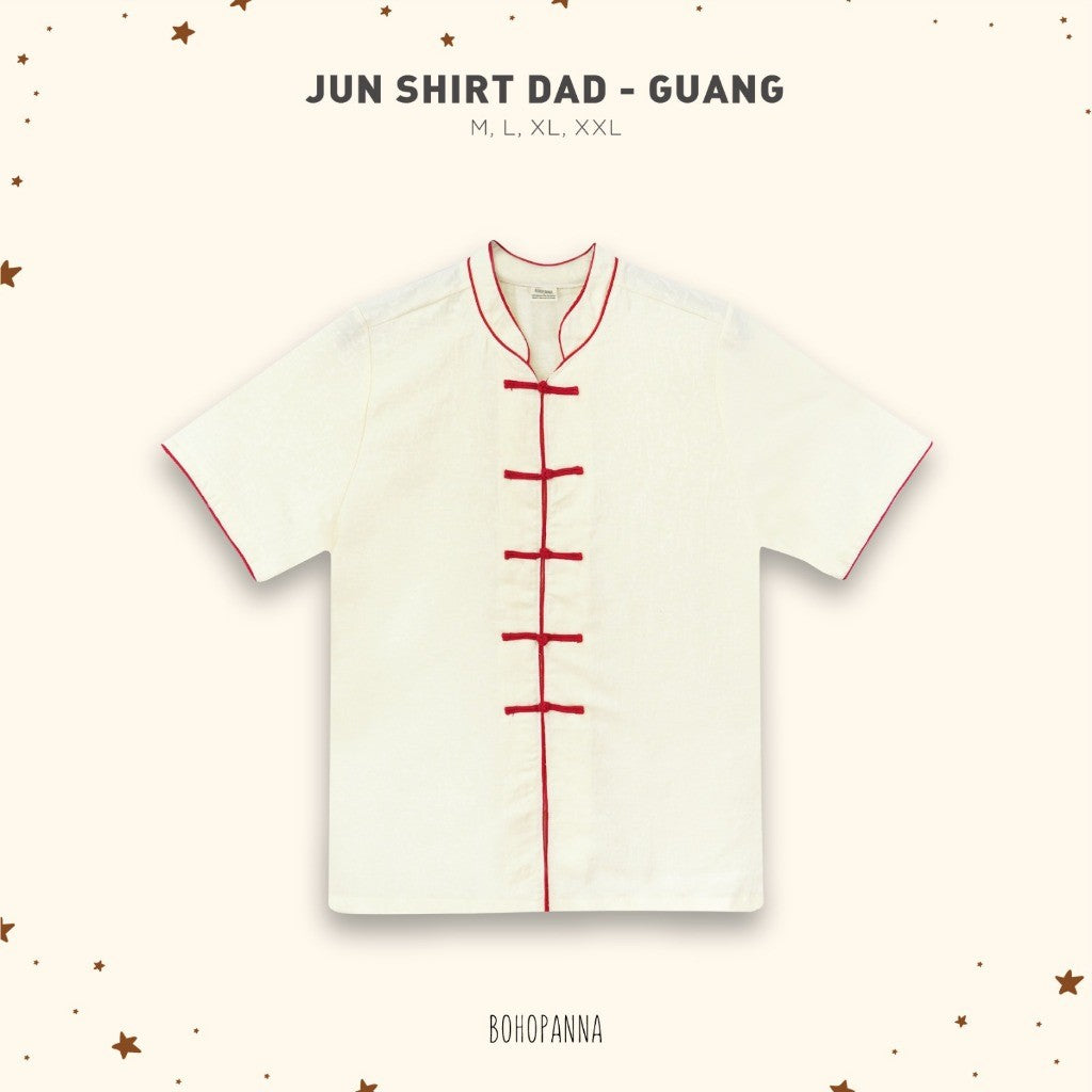 BOHOPANNA - JUN SHIRT DAD - Atasan Baju Imlek Dad - Baju Imlek 2620
