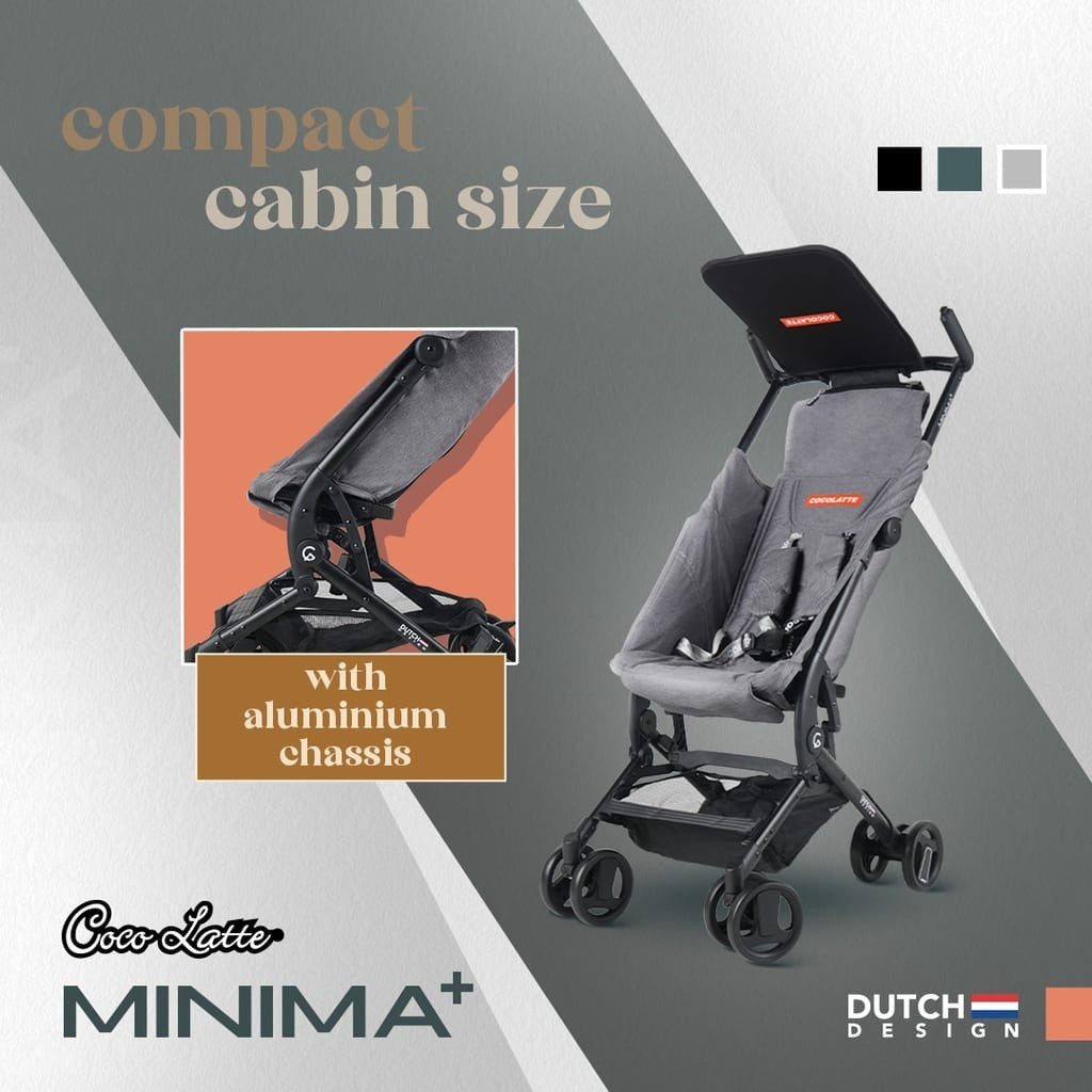 Cocolatte Minima+ Cabin Size / Kereta Dorong Cocolatte / Cocolatte Minima / Stroller Traveling / Minima plus