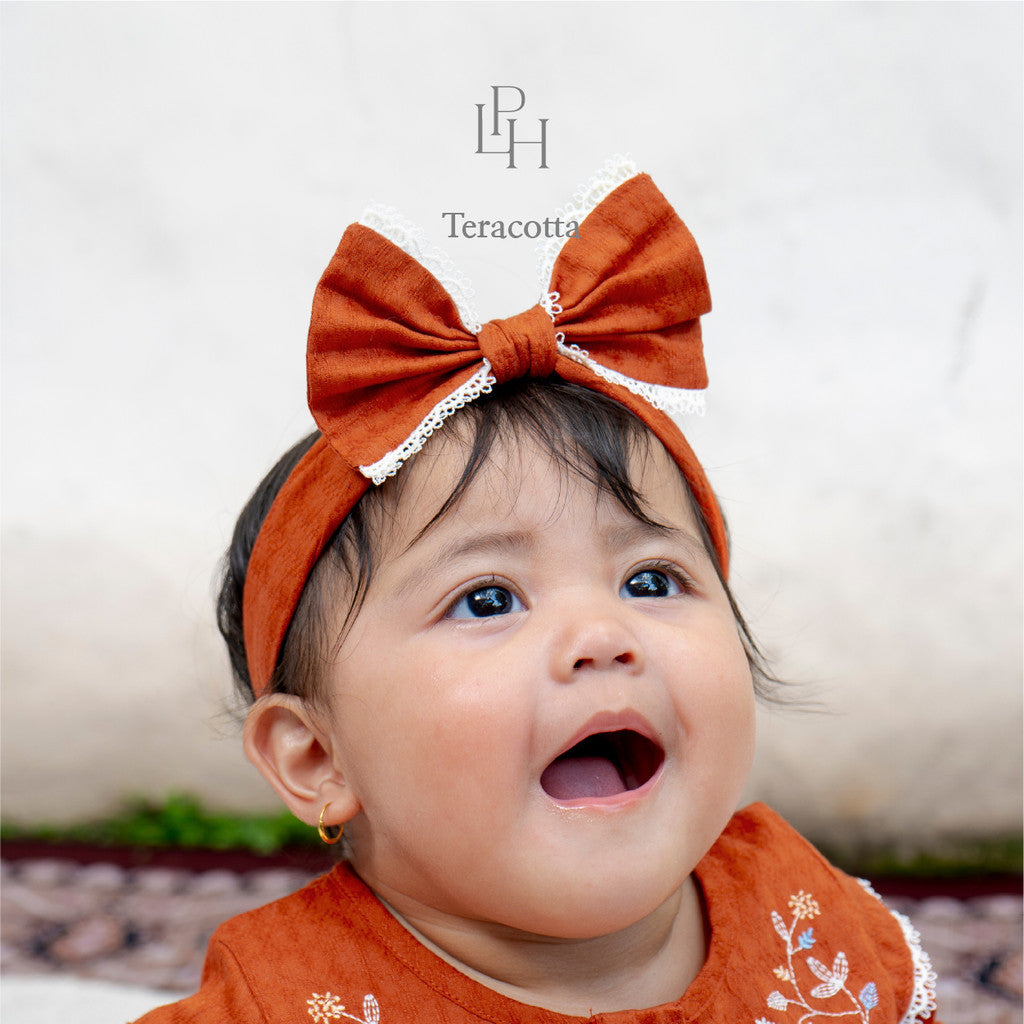 Little Palmerhaus - Baju Lebaran 2026 - Rihla Baby Headband (Bando Pita Bayi)