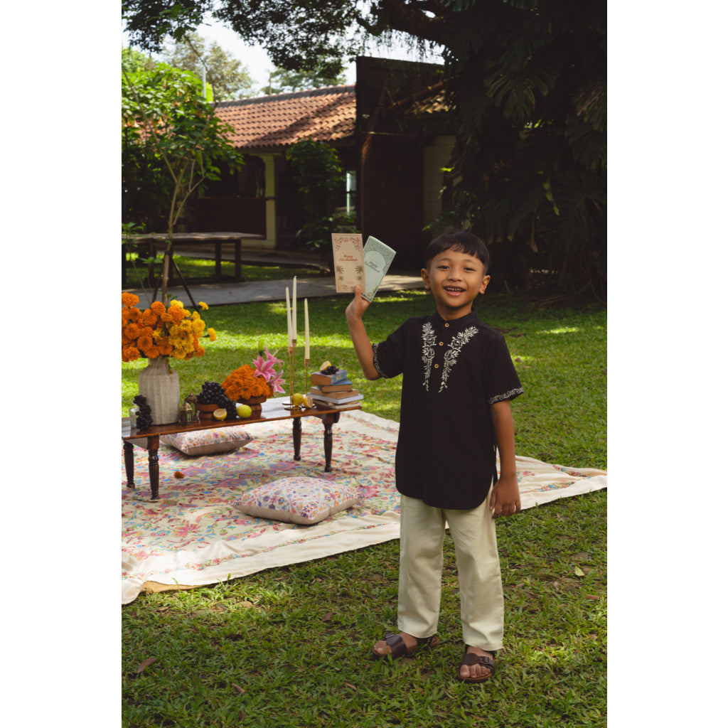 BOHOPANNA - RAYA COLLECTION - ALI KIDS SET - Baju Koko Anak - Baju Muslim